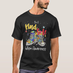Sei eine freundliche Seele Autism Awareness Puzzle T-Shirt
