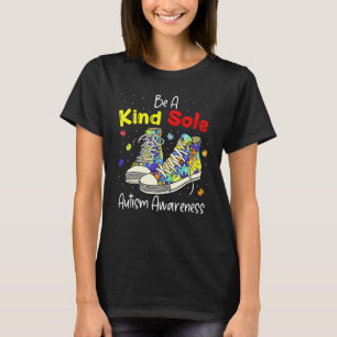 Sei eine freundliche Seele Autism Awareness Puzzle T-Shirt