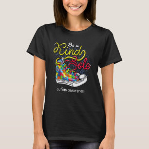 Sei eine freundliche Seele Autism Awareness Puzzle T-Shirt