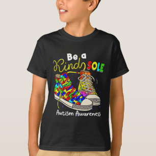 Sei eine freundliche Seele Autism Awareness Puzzle T-Shirt