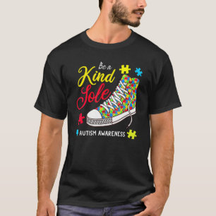 Sei eine freundliche Seele Autism Awareness Puzzle T-Shirt