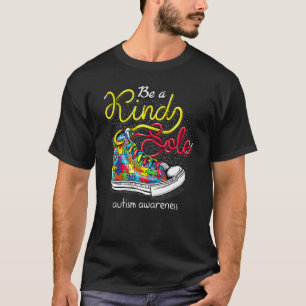 Sei eine freundliche Seele Autism Awareness Puzzle T-Shirt