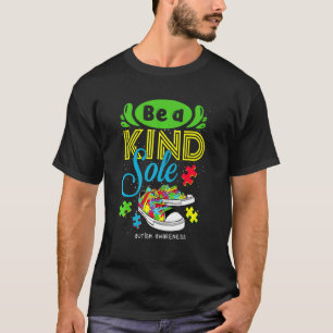 Sei eine freundliche Seele Autism Awareness Puzzle T-Shirt