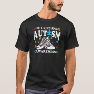 Sei eine freundliche Seele Autism Awareness Puzzle T-Shirt