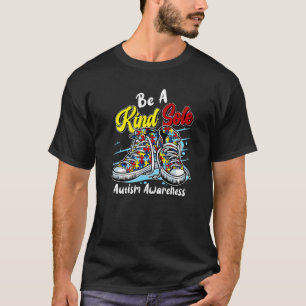Sei eine freundliche Seele Autism Awareness Puzzle T-Shirt
