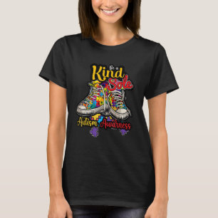Sei eine freundliche Seele Autism Awareness Puzzle T-Shirt