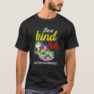 Sei eine freundliche Seele Autism Awareness Puzzle T-Shirt