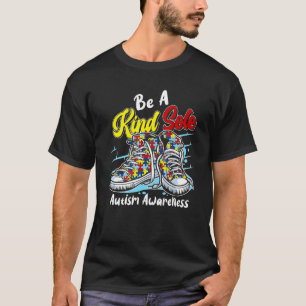 Sei eine freundliche Seele Autism Awareness Puzzle T-Shirt
