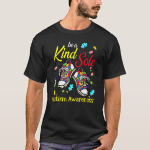 Sei eine freundliche Seele Autism Awareness Puzzle T-Shirt