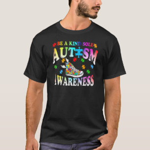 Sei eine freundliche Seele Autism Awareness Puzzle T-Shirt