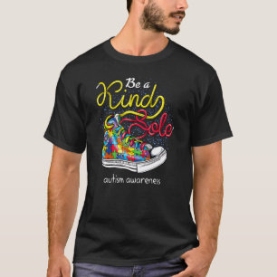 Sei eine freundliche Seele Autism Awareness Puzzle T-Shirt