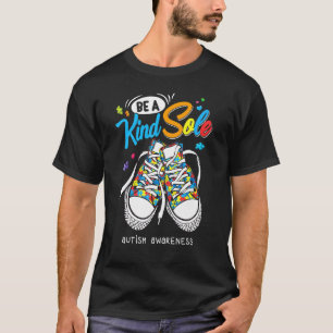 Sei eine freundliche Seele Autism Awareness Puzzle T-Shirt