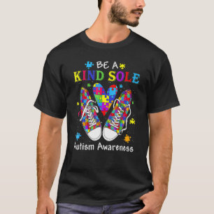 Sei eine freundliche Seele Autism Awareness Trend- T-Shirt