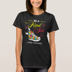 Sei eine freundliche Seele Autismus-Bewusstsein Pu T-Shirt