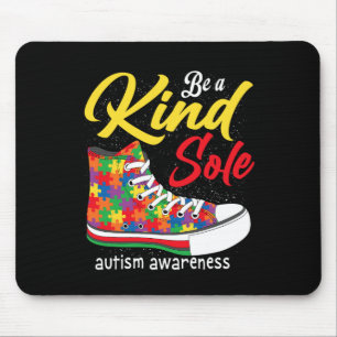 Sei eine freundliche Seele Autismus-Bewusstseinsmo Mousepad