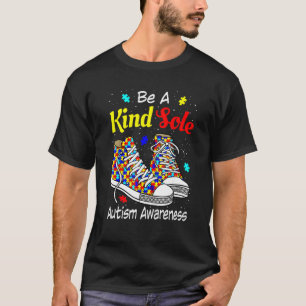 Sei eine freundliche Seele Autismusrätsel Schuhe S T-Shirt