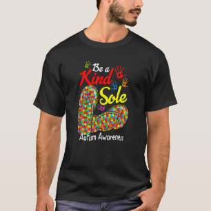 Sei eine freundliche Seele Autismusrätsel-Wendemon T-Shirt