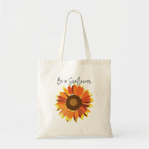 Sei eine Sonnenblume Tragetasche