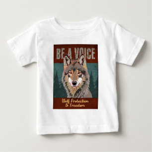 Sei eine Stimme - Wolf-Schutz und Freiheit Baby T-shirt