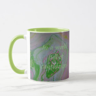 Sei eine Wassermelone Lustiger Ratschlag Zitat Pas Tasse
