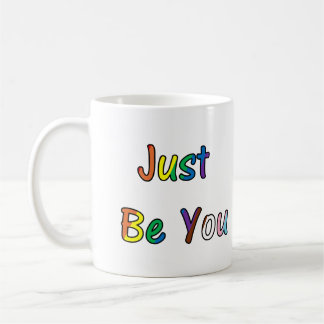 Sei einfach du selbst kaffeetasse