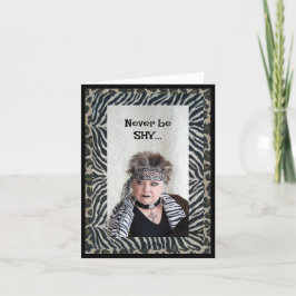 Sei einfach glücklich karte