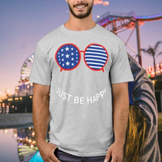 Sei einfach glücklich T-Shirt (Von Creator hochgeladen)