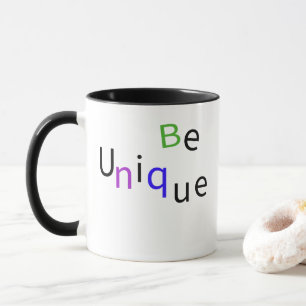 Sei einzigartige inspirierende Typografie Kaffee  Tasse