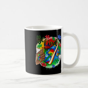 Sei freundlich Afro Sneaker Autism Awareness Day U Kaffeetasse
