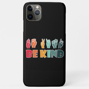 Sei freundlich ASL American Sign Language Case-Mate iPhone Hülle