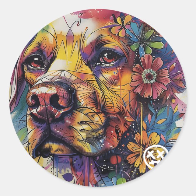 Sei freundlich... Aufkleber (Vorderseite)