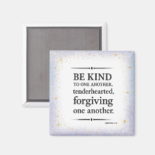 Sei freundlich Bibelvers Magnet