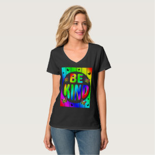 SEI FREUNDLICH BUNTE REGENBOGEN SCHMETTERLINGE T-Shirt