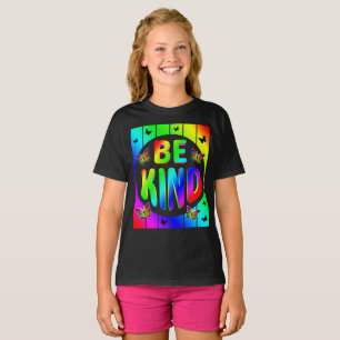 SEI FREUNDLICH BUNTE REGENBOGEN SCHMETTERLINGE T-Shirt