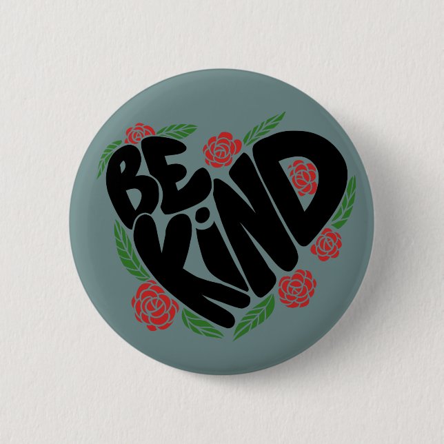 Sei freundlich button (Vorderseite)