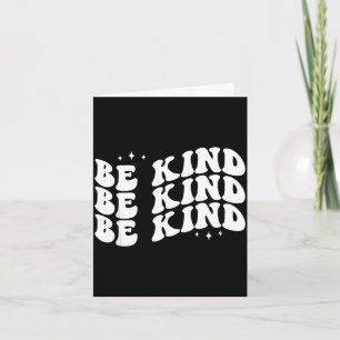 Sei freundlich minimalist liebe freundlichkeit pos karte