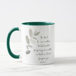 Sei freundlich minimalistisch botanisch tasse