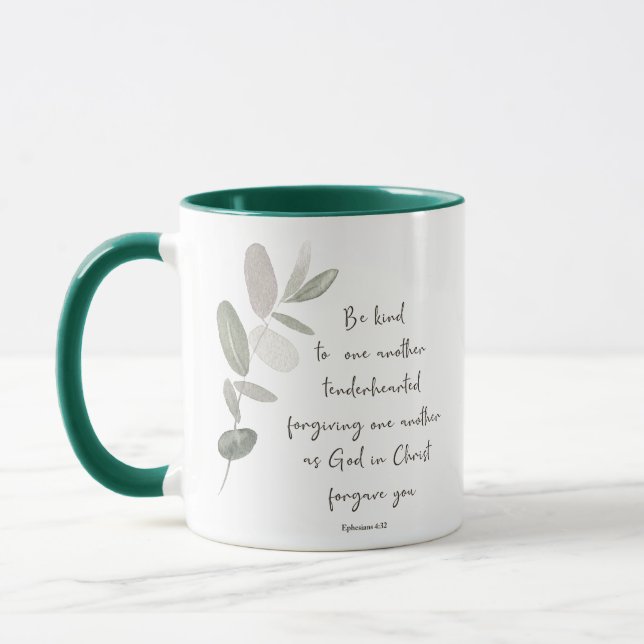 Sei freundlich minimalistisch botanisch tasse (Links)