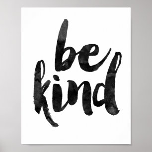 Sei freundlich poster