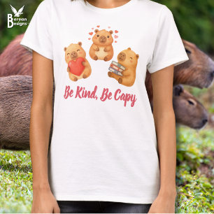 SEI FREUNDLICH, SEI CAPYBARA Süße Wasserfarbe Capy T-Shirt