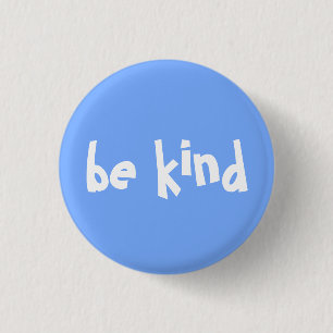 Sei Freundlich Typography Blau Weiße Schrift Button
