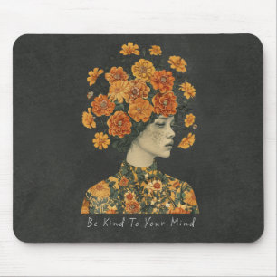 Sei freundlich zu deinem Verstand Mousepad