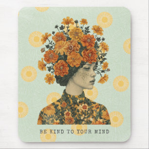 Sei freundlich zu deinem Verstand Mousepad