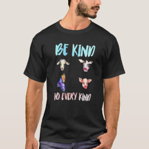 Sei freundlich zu jeder Art veganer vegetarischer T-Shirt