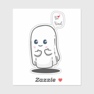 Sei freundlicher Geist, Ghost Clipart Aufkleber