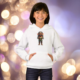 Sei froh über den Weihnachtself-Girl Hoodie