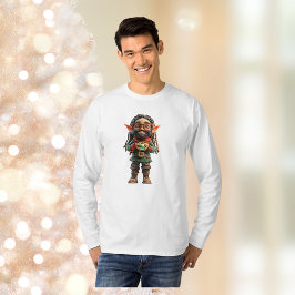 Sei froh über den Weihnachtself Männer-T-Shirt T-Shirt