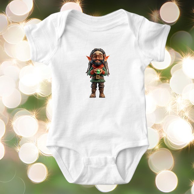 Sei froh Weihnachts Elf Baby Bodysuit Baby Strampler (Von Creator hochgeladen)