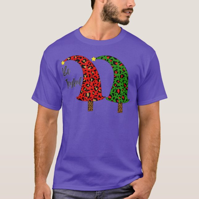 Sei frohe Weihnachtsfreunde T-Shirt (Vorderseite)