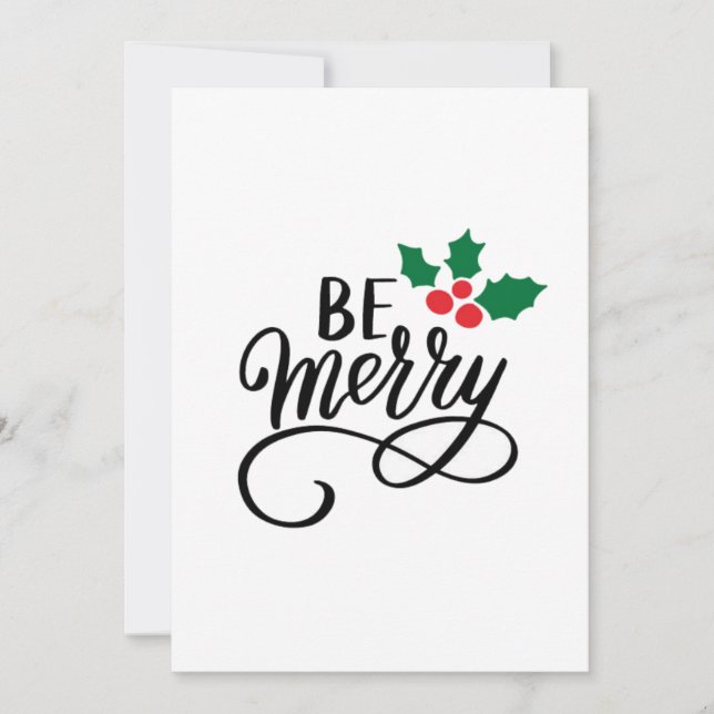 Sei fröhlich einladung (Vorderseite)